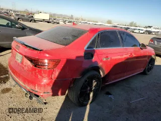 2017 Audi A4 Premium Plus with VIN WAULNAF42HN013844, listed as a Copart auction lot 88176795 with 0 mi miles and Clean Title. Bid and sale history available at carsss.com. Image 3.
