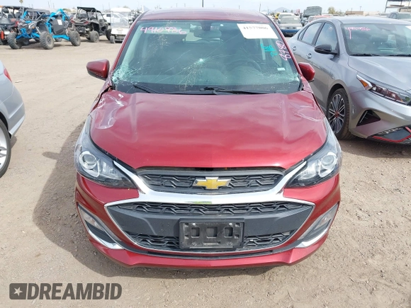 2022 Chevrolet Spark 1LT with VIN KL8CD6SAXNC013296, listed as a IAAI auction lot 41577006 with 53,457 mi miles. Bid and sale history available at carsss.com. Image 6.