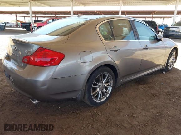 2007 Infiniti G35 Sedan Journey with VIN JNKBV61E27M724328, listed as a IAAI auction lot 42012857 with Not Provided miles. Bid and sale history available at carsss.com. Image 4.