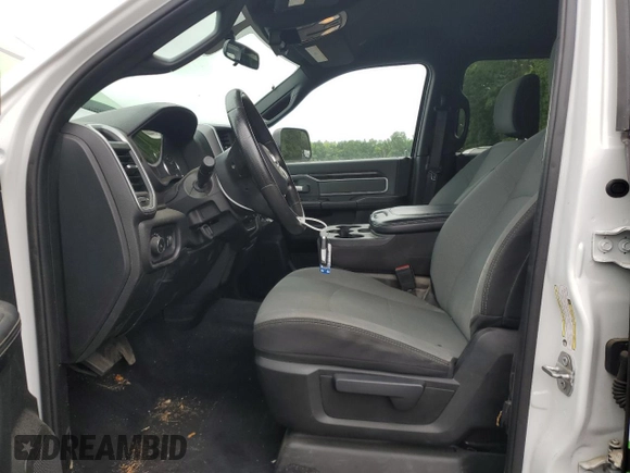 2022 Ram 2500 Big Horn with VIN 3C6UR5DJ0NG182445, listed as a Copart auction lot 59940205 with 91,080 mi miles and Salvage title. Bid and sale history available at DreamBid. Image 7.