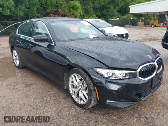 2025 BMW 3 Series 330i with VIN 3MW69CW01S8E99275, listed as a IAAI auction lot 42181948 with 11,983 mi miles and . Bid and sale history available at carsss.com. Image 1.