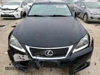 2012 Lexus IS 350 C with VIN JTHFE2C25C2507391, listed as a Copart auction lot 44060525 with 133,392 mi miles and Salvage title. Bid and sale history available at DreamBid. Image 5.