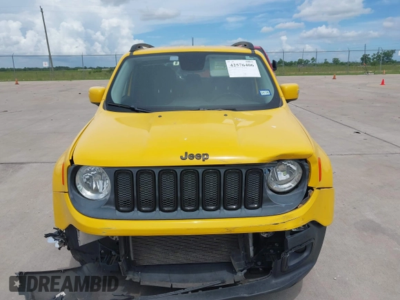 2017 Jeep Renegade Latitude with VIN ZACCJABB9HPG35478, listed as a IAAI auction lot 42576406 with 95,518 mi miles and . Bid and sale history available at DreamBid. Image 12.