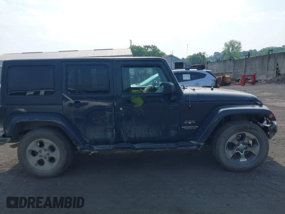 2017 Jeep Wrangler Unlimited Sahara with VIN 1C4BJWEG4HL518945, listed as a IAAI auction lot 42423505 with 155,828 mi miles and . Bid and sale history available at DreamBid. Image 13.