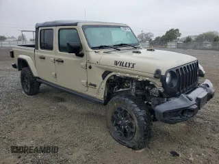 2022 Jeep Gladiator Willys Sport z VIN 1C6HJTAG8NL167359, wystawiony jako Copart lot #51088715 z przebiegiem 28 454 mil mil oraz Szkoda całkowita • Salvage title. Historia ofert i sprzedaży dostępna na DreamBid. Obrazek 4.