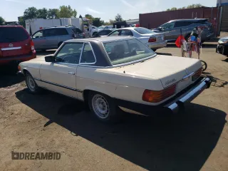 1984 Mercedes-Benz 380 with VIN WDBBA45AXEA014440, listed as a Copart auction lot 71004334 with Not Provided miles and Clean Title. Bid and sale history available at carsss.com. Image 2.