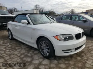 2011 BMW 1 Series 128i with VIN WBAUN1C58BVH83445, listed as a Copart auction lot 46742575 with 131,576 mi miles and Clean Title. Bid and sale history available at carsss.com. Image 4.