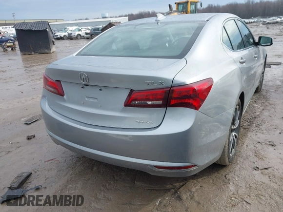 2017 Acura TLX V6 w/Technology Pkg with VIN 19UUB3F58HA001694, listed as a IAAI auction lot 41667703 with 85,959 mi miles. Bid and sale history available at carsss.com. Image 4.