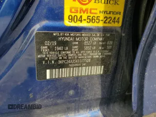 2019 Hyundai Accent SE с VIN 3KPC24A35KE077528, выставлен на аукционе Copart как лот 59431755 с пробегом 123 409 миль миль и Списание • Salvage title. История ставок и продаж доступна на DreamBid. Изображение 13.