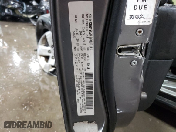 2012 Dodge Journey SXT with VIN 3C4PDDBGXCT257484, listed as a Copart auction lot 56529095 with Not provided miles and Non repairable. Bid and sale history available at DreamBid. Image 14.