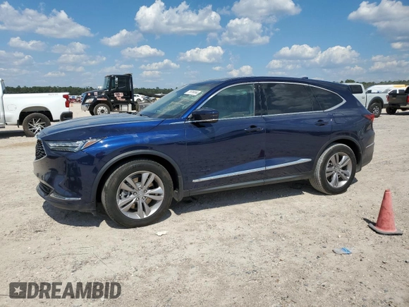 2023 Acura MDX с VIN 5J8YD9H36PL007930, выставлен на аукционе Copart как лот 71016654 с пробегом 5 320 миль миль и Списание • Salvage title. История ставок и продаж доступна на DreamBid. Изображение 1.