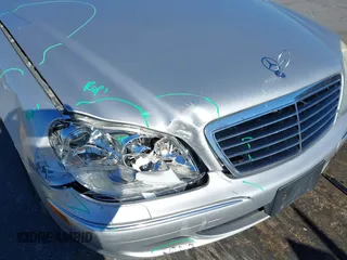 2004 Mercedes-Benz S-Class 5.0L with VIN WDBNG84J74A403779, listed as a IAAI auction lot 41346259 with 224,485 mi miles. Bid and sale history available at carsss.com. Image 10.