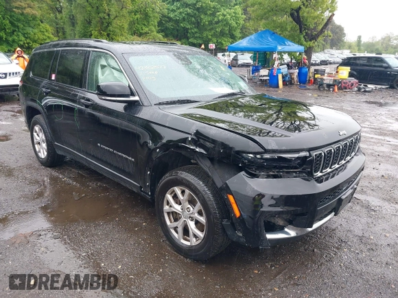 2021 Jeep Grand Cherokee Limited with VIN 1C4RJKBG1M8137417, listed as a IAAI auction lot 42302577 with 54,831 mi miles and . Bid and sale history available at DreamBid. Image 6.