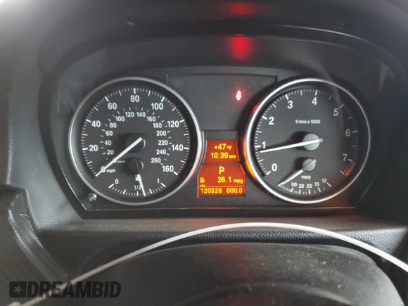 2011 BMW 3 Series 328i with VIN WBAUT9C58BA191813, listed as a Copart auction lot 42490805 with 120,328 mi miles and Salvage title. Bid and sale history available at DreamBid. Image 9.