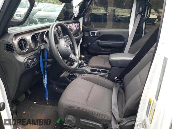 2023 Jeep Wrangler Sport with VIN 1C4HJXDG2PW697694, listed as a Copart auction lot 47454245 with Not Provided miles and Non Repairable. Bid and sale history available at DreamBid. Image 7.