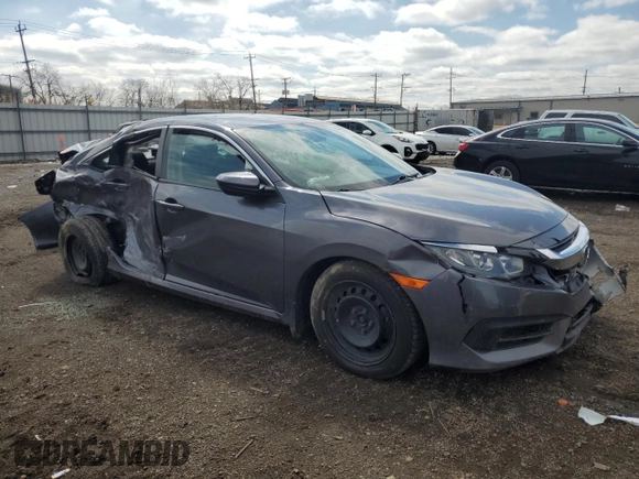 2017 Honda Civic LX with VIN 19XFC2F55HE034793, listed as a Copart auction lot 51168315 with Not Provided miles and Salvage Title. Bid and sale history available at DreamBid. Image 4.