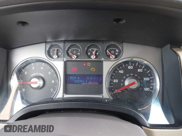 2009 Ford F-150 XL with VIN 1FTPW14V59FA09506, listed as a IAAI auction lot 42068602 with 222,954 mi miles. Bid and sale history available at carsss.com. Image 7.