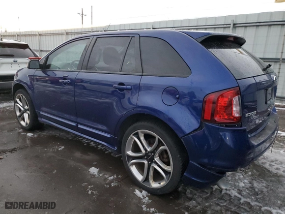 2013 Ford Edge Sport with VIN 2FMDK4AKXDBC34245, listed as a Copart auction lot 83884234 with 98,971 mi miles and Salvage Title. Bid and sale history available at carsss.com. Image 2.