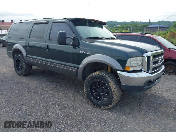 2002 Ford Excursion XLT z VIN 1FMSU41F12EB48358, wystawiony jako IAAI lot #42393292 z przebiegiem 200 377 mil mil oraz . Historia ofert i sprzedaży dostępna na DreamBid. Obrazek 1.