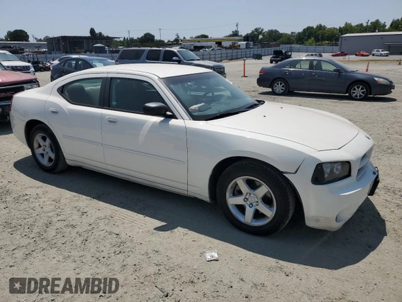2008 Dodge Charger with VIN 2B3KA43R58H239334, listed as a Copart auction lot 59234295 with 67,116 mi miles and Salvage title. Bid and sale history available at DreamBid. Image 4.