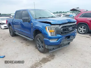 2022 Ford F-150 XL with VIN 1FTFW1E5XNKE81695, listed as a IAAI auction lot 42330329 with 53,676 mi miles and . Bid and sale history available at DreamBid. Image 1.