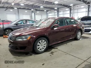 2012 Volkswagen Passat S w/Appearance with VIN 1VWAP7A32CC024320, listed as a Copart auction lot 89271195 with 132,771 mi miles and Salvage Title. Bid and sale history available at carsss.com. Image 1.