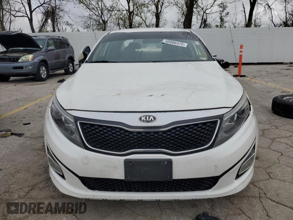2015 Kia Optima LX with VIN KNAGM4A73F5572274, listed as a Copart auction lot 50986475 with 108,619 mi miles and Salvage Title. Bid and sale history available at carsss.com. Image 5.