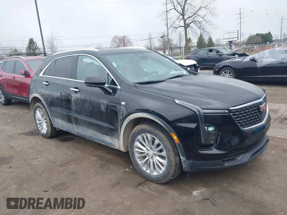 2024 Cadillac XT4 AWD Luxury with VIN 1GYFZBR41RF101697, listed as a IAAI auction lot 41971217 with 16,027 mi miles and . Bid and sale history available at carsss.com. Image 1.