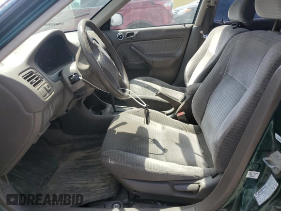 1999 Honda Civic VP z VIN 2HGEJ6618XH522162, wystawiony jako Copart lot #54427665 z przebiegiem 320 807 mil mil oraz Szkoda całkowita • Salvage title. Historia ofert i sprzedaży dostępna na DreamBid. Obrazek 7.