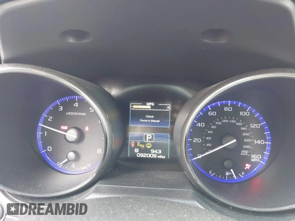 2016 Subaru Legacy 3.6R Limited with VIN 4S3BNEJ68G3020712, listed as a IAAI auction lot 41887152 with 92,009 mi miles. Bid and sale history available at carsss.com. Image 7.