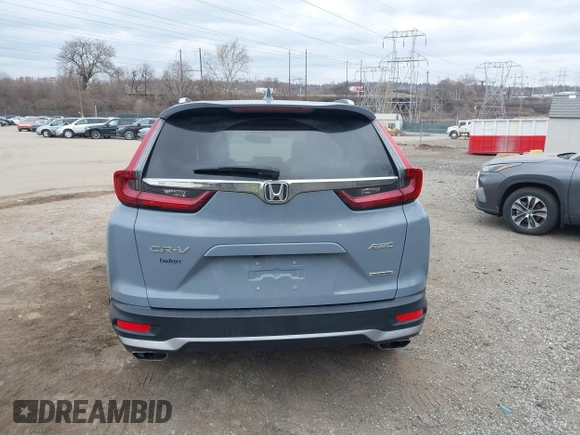 2020 Honda CR-V Touring with VIN 2HKRW2H92LH657975, listed as a IAAI auction lot 41627776 with 46,590 mi miles and . Bid and sale history available at DreamBid. Image 16.