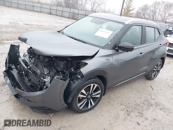 2019 Nissan Kicks S with VIN 3N1CP5CU0KL516193, listed as a IAAI auction lot 41474237 with 50,357 mi miles and . Bid and sale history available at carsss.com. Image 18.
