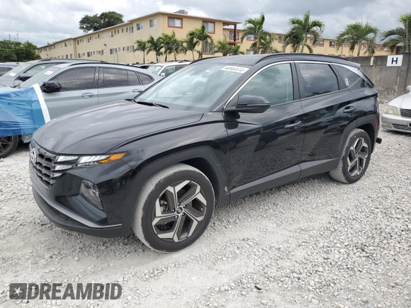 2024 Hyundai Tucson SEL with VIN 5NMJF3DE1RH407591, listed as a Copart auction lot 48500515 with 5,701 mi miles and Salvage Title. Bid and sale history available at carsss.com. Image 1.