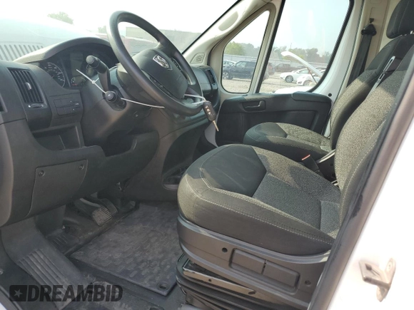 2018 Ram ProMaster Cargo with VIN 3C6URVJG7JE101374, listed as a Copart auction lot 64867084 with 88,159 mi miles and Salvage Title. Bid and sale history available at carsss.com. Image 7.
