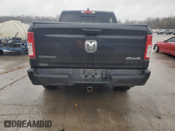 2020 Ram 1500 Big Horn с VIN 1C6RRFFG4LN230482, выставлен на аукционе Copart как лот 52608435 с пробегом 58 588 миль миль и Списание • Salvage title. История ставок и продаж доступна на DreamBid. Изображение 6.