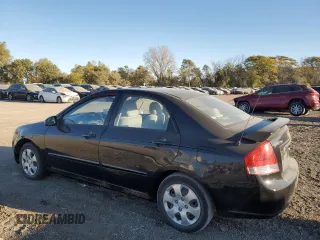 2009 Kia Spectra EX with VIN KNAFE221795612478, listed as a Copart auction lot 76695174 with 183,763 mi miles and Clean Title. Bid and sale history available at carsss.com. Image 2.