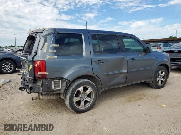2013 Honda Pilot EX-L with VIN 5FNYF3H57DB027741, listed as a Copart auction lot 57719085 with 217,083 mi miles and Salvage title. Bid and sale history available at DreamBid. Image 3.