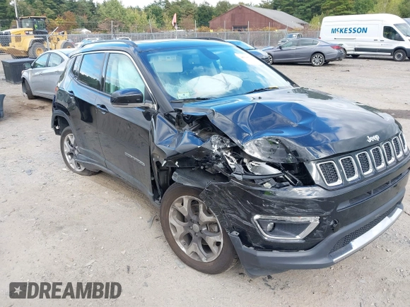 2020 Jeep Compass Limited with VIN 3C4NJDCB1LT209102, listed as a IAAI auction lot 40428626 with 54,103 mi miles and . Bid and sale history available at DreamBid. Image 1.