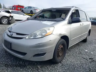 2006 Toyota Sienna CE with VIN 5TDZA23C96S580392, listed as a IAAI auction lot 41671251 with 92,357 mi miles and . Bid and sale history available at DreamBid. Image 2.