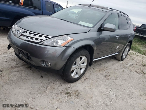 2006 Nissan Murano S with VIN JN8AZ08T16W401298, listed as a Copart auction lot 75634574 with 36,606 mi miles and Salvage Title. Bid and sale history available at carsss.com. Image 1.
