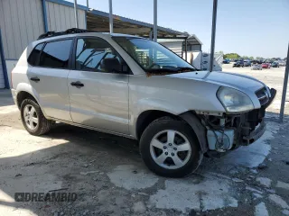 2006 Hyundai Tucson GL with VIN KM8JM12B46U461583, listed as a Copart auction lot 51854405 with 146,951 mi miles and Salvage Title. Bid and sale history available at carsss.com. Image 4.