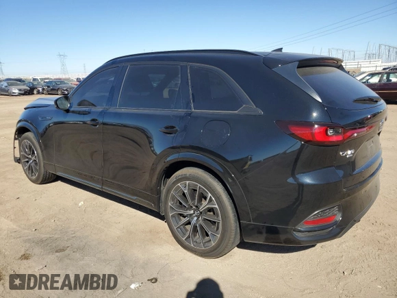 2025 Mazda CX-70 S Premium with VIN JM3KJDHC1S1103394, listed as a Copart auction lot 75949104 with 7,579 mi miles and Salvage title. Bid and sale history available at DreamBid. Image 2.