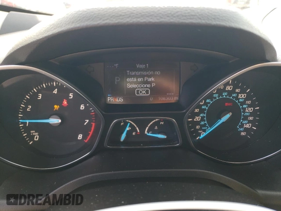 2013 Ford Escape SE with VIN 1FMCU9GX0DUB88456, listed as a Copart auction lot 50512625 with 108,303 mi miles and Non repairable. Bid and sale history available at DreamBid. Image 9.