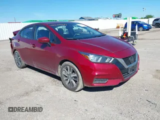 2021 Nissan Versa SV with VIN 3N1CN8EV2ML872211, listed as a IAAI auction lot 42214747 with 70,171 mi miles and . Bid and sale history available at DreamBid. Image 1.