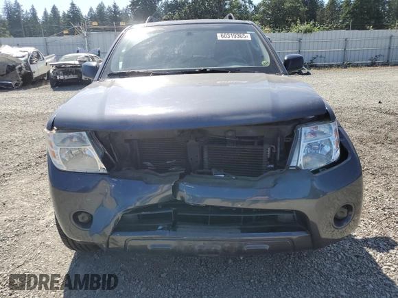 2011 Nissan Pathfinder SV z VIN 5N1AR1NB3BC618372, wystawiony jako Copart lot #60319365 z przebiegiem 91 251 mil mil oraz Szkoda całkowita • Salvage title. Historia ofert i sprzedaży dostępna na DreamBid. Obrazek 5.