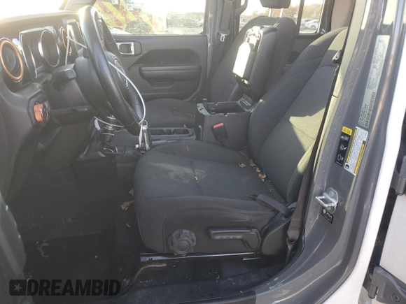 2022 Jeep Gladiator Willys with VIN 1C6HJTAG9NL146049, listed as a Copart auction lot 85444004 with Not provided miles and Salvage title. Bid and sale history available at DreamBid. Image 7.