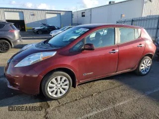 2017 Nissan LEAF S with VIN 1N4BZ0CP5HC310958, listed as a Copart auction lot 45732955 with 97,670 mi miles and Salvage title. Bid and sale history available at DreamBid. Image 1.