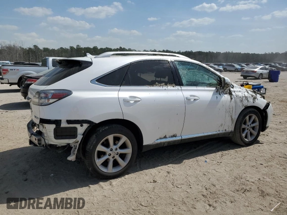 2012 Lexus RX 350 with VIN 2T2ZK1BA5CC079300, listed as a Copart auction lot 48739285 with 187,512 mi miles and Salvage Title. Bid and sale history available at DreamBid. Image 3.