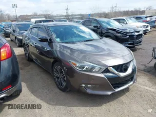 2016 Nissan Maxima 3.5 SV with VIN 1N4AA6AP0GC904168, listed as a IAAI auction lot 41865822 with 121,999 mi miles. Bid and sale history available at carsss.com. Image 1.