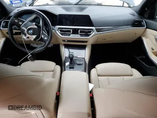 2020 BMW 3 Series 330i with VIN 3MW5R1J07L8B23382, listed as a Copart auction lot 45024295 with Not Provided miles and Salvage Title. Bid and sale history available at carsss.com. Image 8.